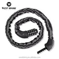 WEST BIKING 5 Digital Password Anti-Theft Bike Chain Lock Outdoor Door High Security for Motorcycles MTB Bicycle Lock
