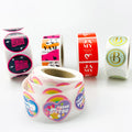 Custom Self Adhesive Printing Waterproof Vinyl Packaging Product Brand Logo Stickers Label