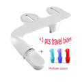 Hot Sale Super Thin Mechanical Cold Water Toilet Seat Bidet Attachment with Dual Retractable Nozzles for Bathroom Use