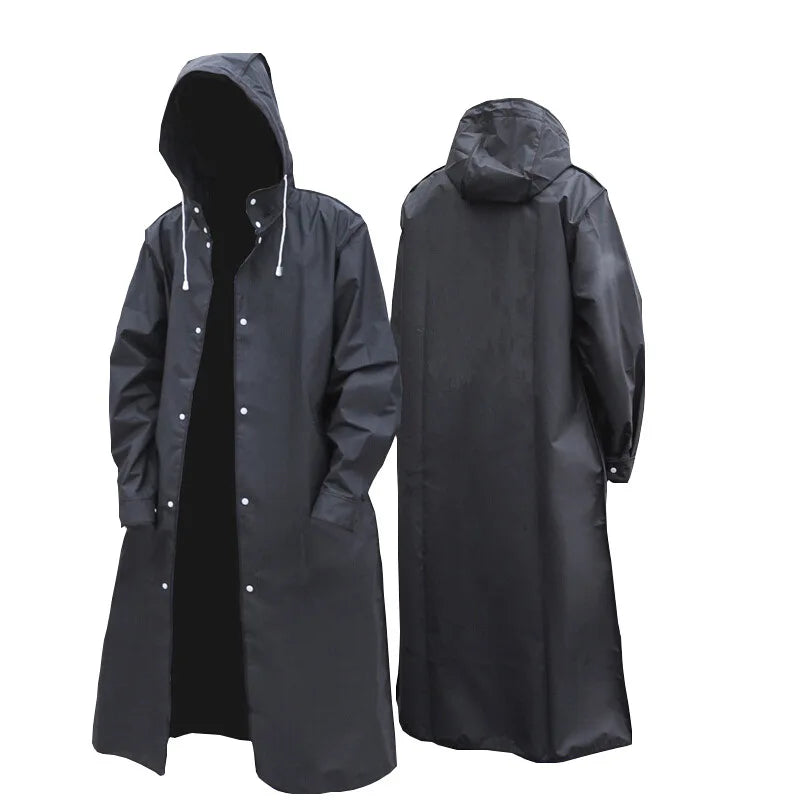 Custom Logo Reusable Hooded Raincoat Waterproof Rain Cape Outdoor for Poncho for Men Women Kids Camping Travelling Hiking