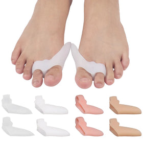Gel Bunion Toe Separator Toe Stretcher Spacer Straightener for Overlapping Big Toe Silicone Foot Care Separadores De Dedos