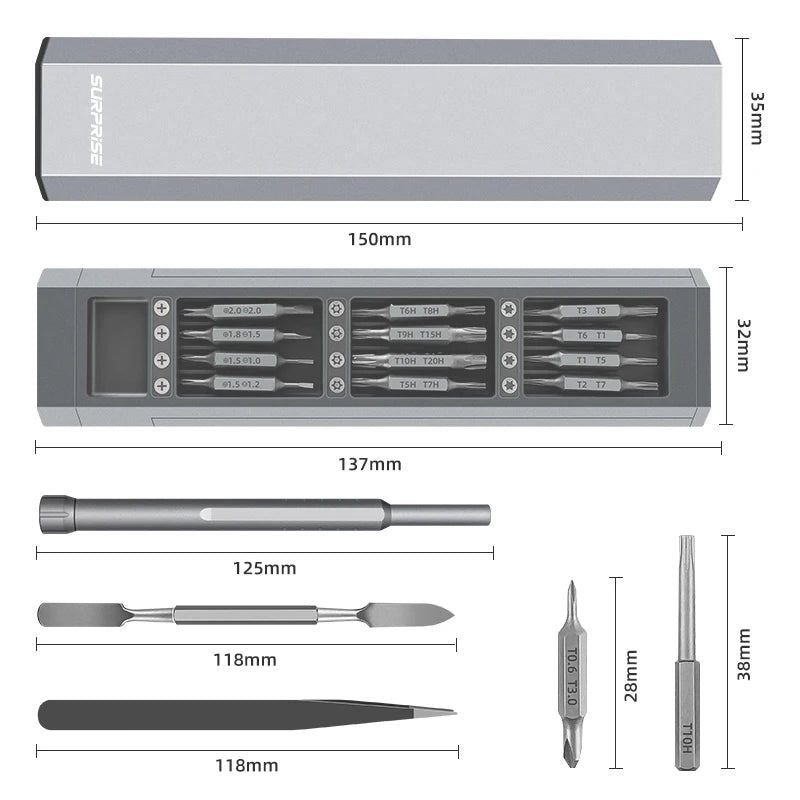 71-in-1 Precision Mini Magnetic Electronics Repair Tool DIY Phone Repair Screwdriver Set OEM Magnetic Screwdriver Set