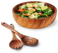 FDA LFGB Certified Home Kitchen Restaurant Factory Price Solid Hardwood Acacia Wood Tableware Natural Durable Non Toxic