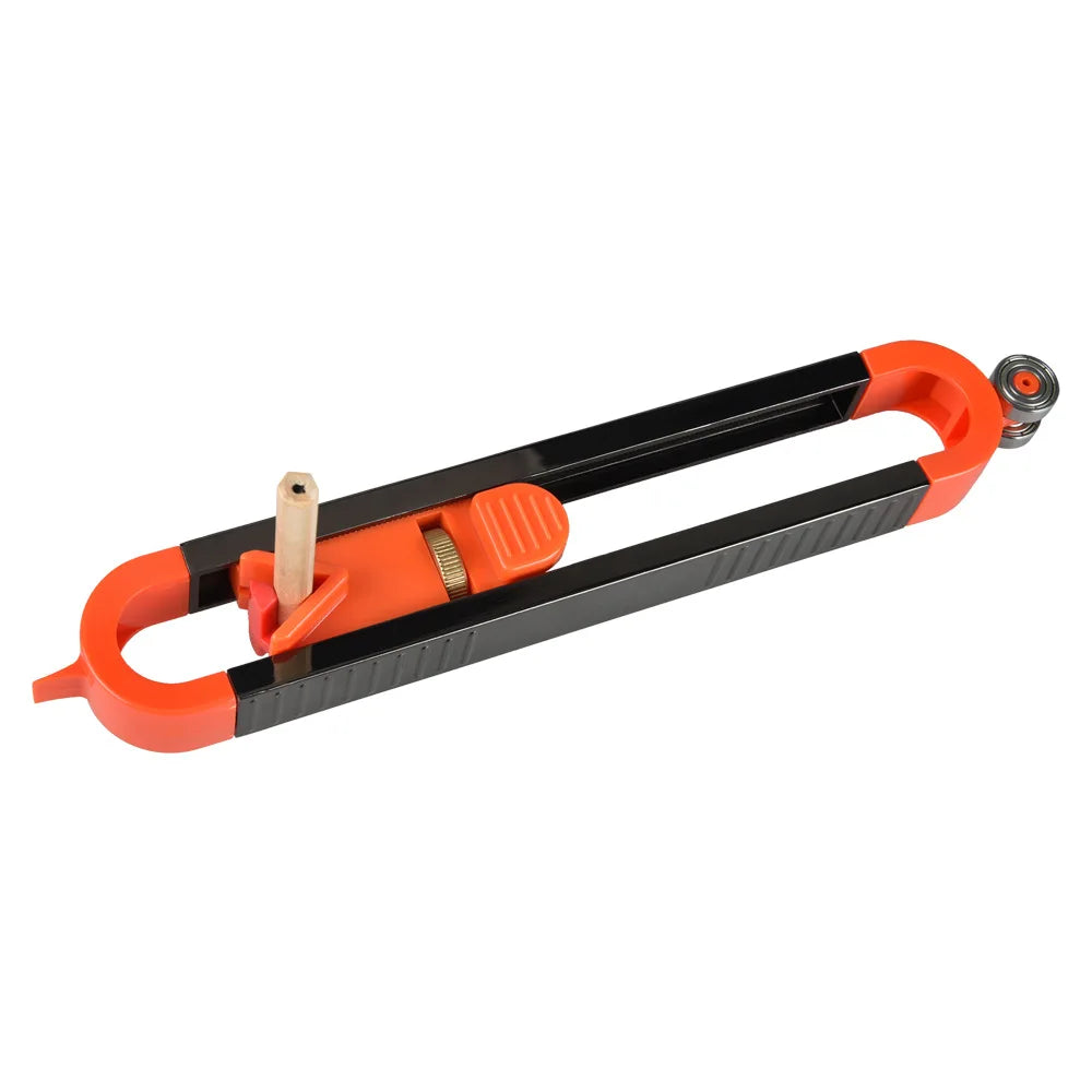 Customizable Contour Router Tools Industrial-Grade Profile Gauge Lock Woodworking Ruler Drill Locator ABS for DIY Projects