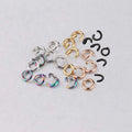 1000pcs/Bag Stainless Steel PVD 18K Gold Plated Jump Rings Connector Split Ring Jewelry Findings