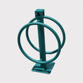Outdoor Floor Metal Bicycle Holder Rack Outside Public Small Bike Stand Street Roadside Vertical Cycle Parking Rack