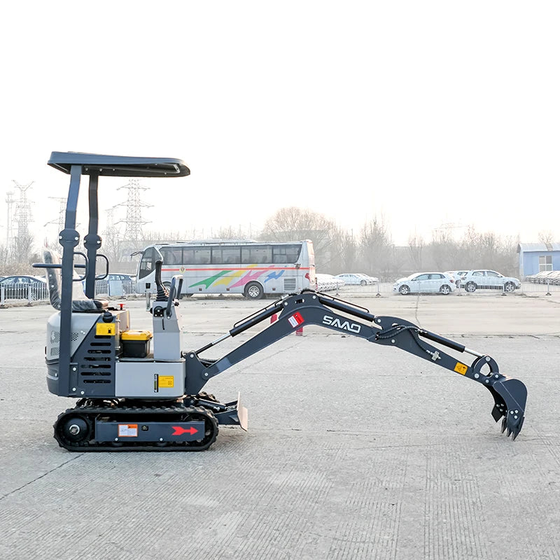 Free Shipping 1.5Ton Mini Excavator CE Cheap Price Small Excavator New Motor Bagger Digger Without Cabin