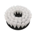 4Inch 100mm White Flat Electric Cleaning Brushes Power Scrubber Hollow Brush Attachment for Carpet Floor Bathroom Car Clean