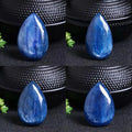 Hot Sale Wholesale Natural Crystal Blue Kyanite Water Drop Shape Pendant for Gift