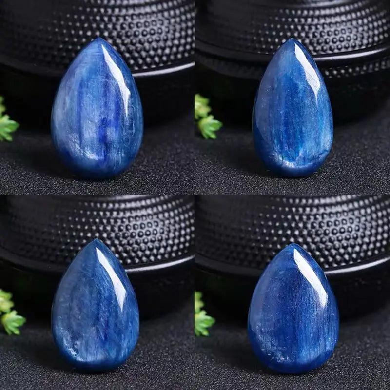 Hot Sale Wholesale Natural Crystal Blue Kyanite Water Drop Shape Pendant for Gift