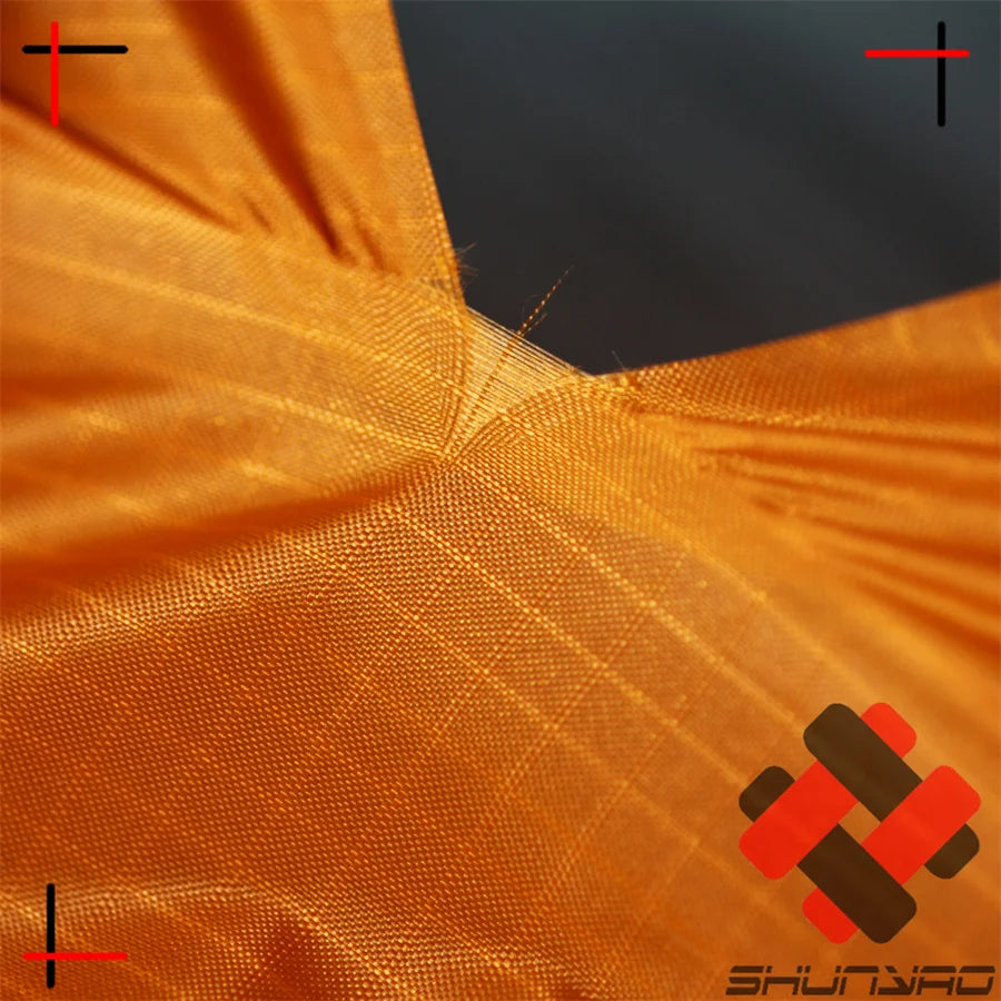 40D Nylon Ripstop Fabric Tearing Resistant Silicone Coated 100% Woven Nylon for Outdoor Car Tent Umbrella and Bag Use
