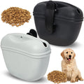 Portable Silicone Dog Treat Pouch with Magnetic Closure Clip Waterproof Training Aids for Dogs