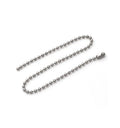 304 Stainless Steel Pull Bead Chain Ball Chain for Ornaments Decoration Chain Tag  Key Ring Clothing Accessories  DIY Craft