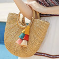 Cotton Tassel Accessories Boho Decor Ombre Tassel Key Chains Pom Pom Tassel Colorful Bohemian Handbag Charms Rainbow Keychain