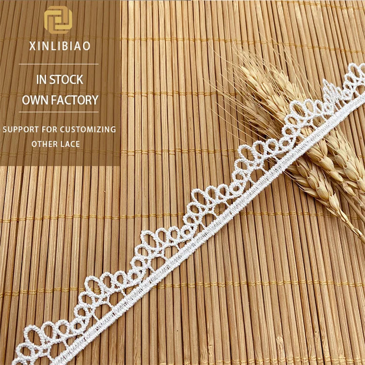 Water Soluble Lace Fabric Polyester Silk Embroidery for Clothing & Accessories for Underwear & Lolita for Shoes & Bags
