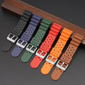 Premium Fluorine Tropical Rubber Watch Strap 20mm 22mm for Diving Watch Dust-proof and Sweat FKM Tropic Watch Band Quick Release
