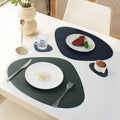 Fast Delivery Wholesale Custom Washable Waterproof Classic Eco-Friendly Rectangle PVC Leather Placemat Elegant Luxury Table Mat