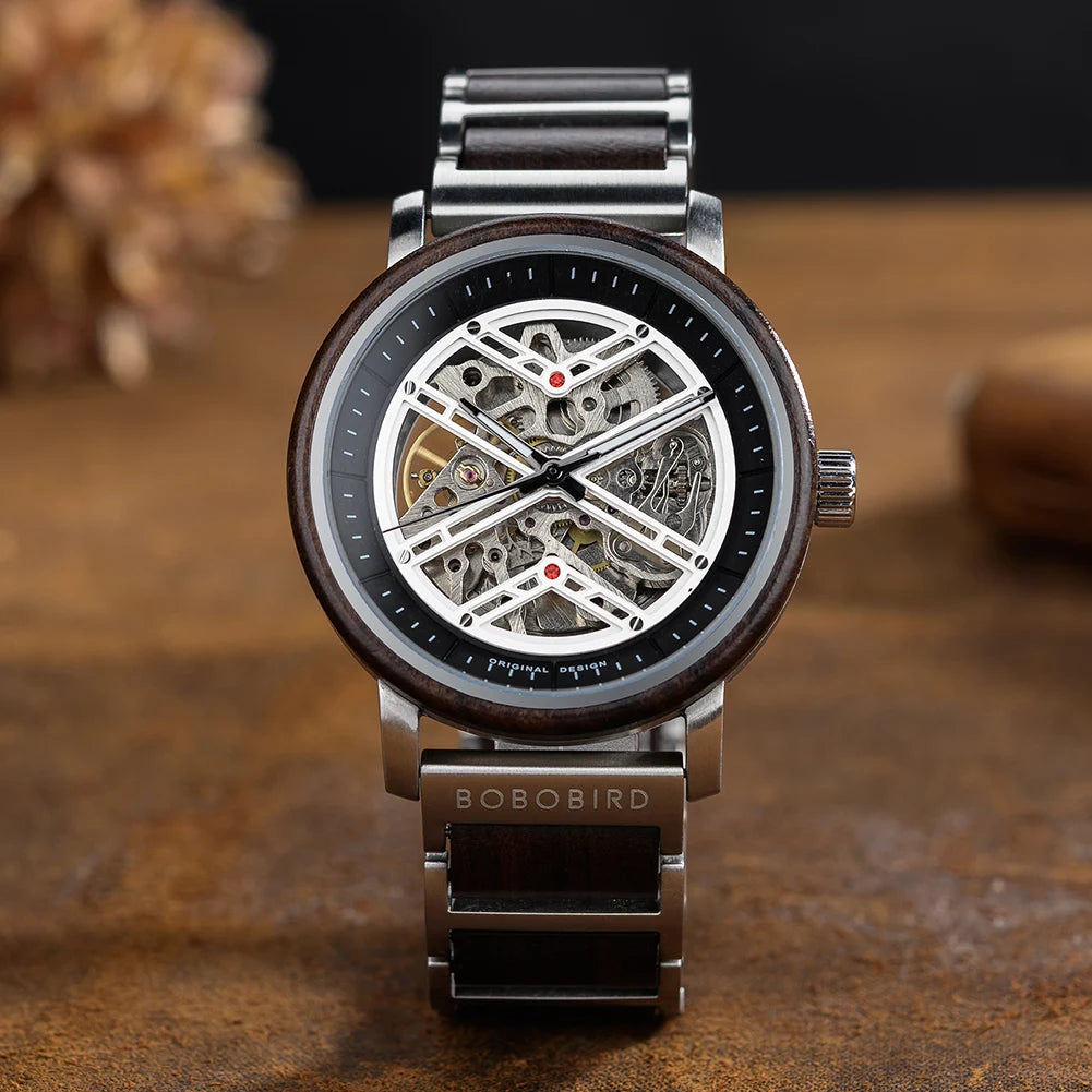 BOBOBIRD Environmentally Friendly Personalized Style Own logo Oem Shenzhen Wood Watch Factory Minimalist Waterproof Wood Watch