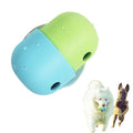 New Food Grade Dog Treat Dispensing Toy Ball Silicone Puzzle Slow Feeder Sniffing Throwing Chew Toy OEM Wholesale
