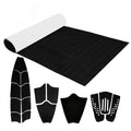 2026 in Stock Manufacturer EVA Foam Strong Adhesive Surf Grip Pad Decking Surfboard Deck Pad Black Traction Pads
