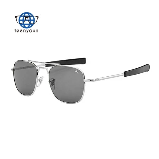 Teenyoun Arrivals Brands Sports Driving Pilot Aviation Trendy Men Sunglasses 2023 New Glass Double Bridge Custom Oculos De Sol