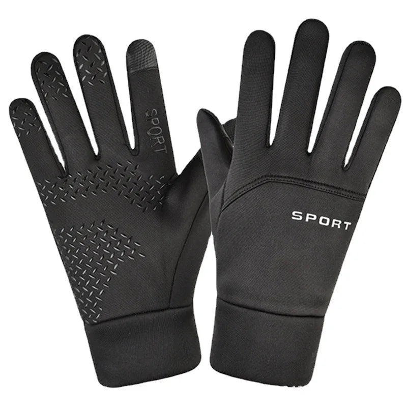 Outdoor Waterproof Warm Touch Screen Winter Sports Gloves Touchscreen Thermal Style Bicycle Bike Riding Cycling Gloves for Men
