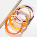 New 2024 Simple Color Acetic Acid Texture Free Splicing Marble Leisure Office Resin Bangle Jewelry Acrylic Bracelet for Women