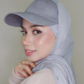MIO Sports Sun Hats With Scarf Custom Fashion Women Beach Blocks High Quality UV Rays Muslim Scarf Hat Caps