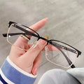 Computer Anti Blue Light Glasses Diamond UV400 Protection Brand Design Clear Lens Anti-fatigue Eyewear Frames Men Optical