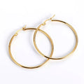18k Gold Plated Heart Infinity Round Oval Triangle square Rectangle Hexagon Geometric Hoop Earrings Stainless Steel