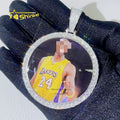 Guangzhou Shining Jewelry 2" Sterling Silver Memory Picture Photo Iced Out Vvs Moissanite Pendant Custom