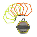 KWO Fitness Sports Training Soccer Ball Hexagon Agility Circles High Speed Hex Agile Training Ring