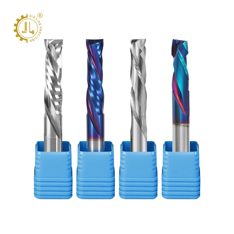 1/4 up Down Compression CNC Bit up Down Cut End Mill CNC Two Flutes Compression up & Down Router Bit for Melamine