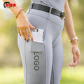 SGL Custom Silicone Printing Horse Riding Pants Wholesale Breeches Equestrian Ladies Full Seat Breeche