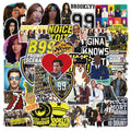 50Pcs American TV Show Brooklyn Nine Nine Graffiti Waterproof Stickers for Laptop Luggage Bottle Phone DIY Custom Label