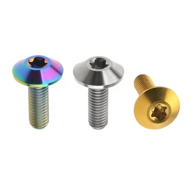 Hot Sale Low Profile Titanium Silver/Blue/Black Color Umbrella Hex Socket Screw