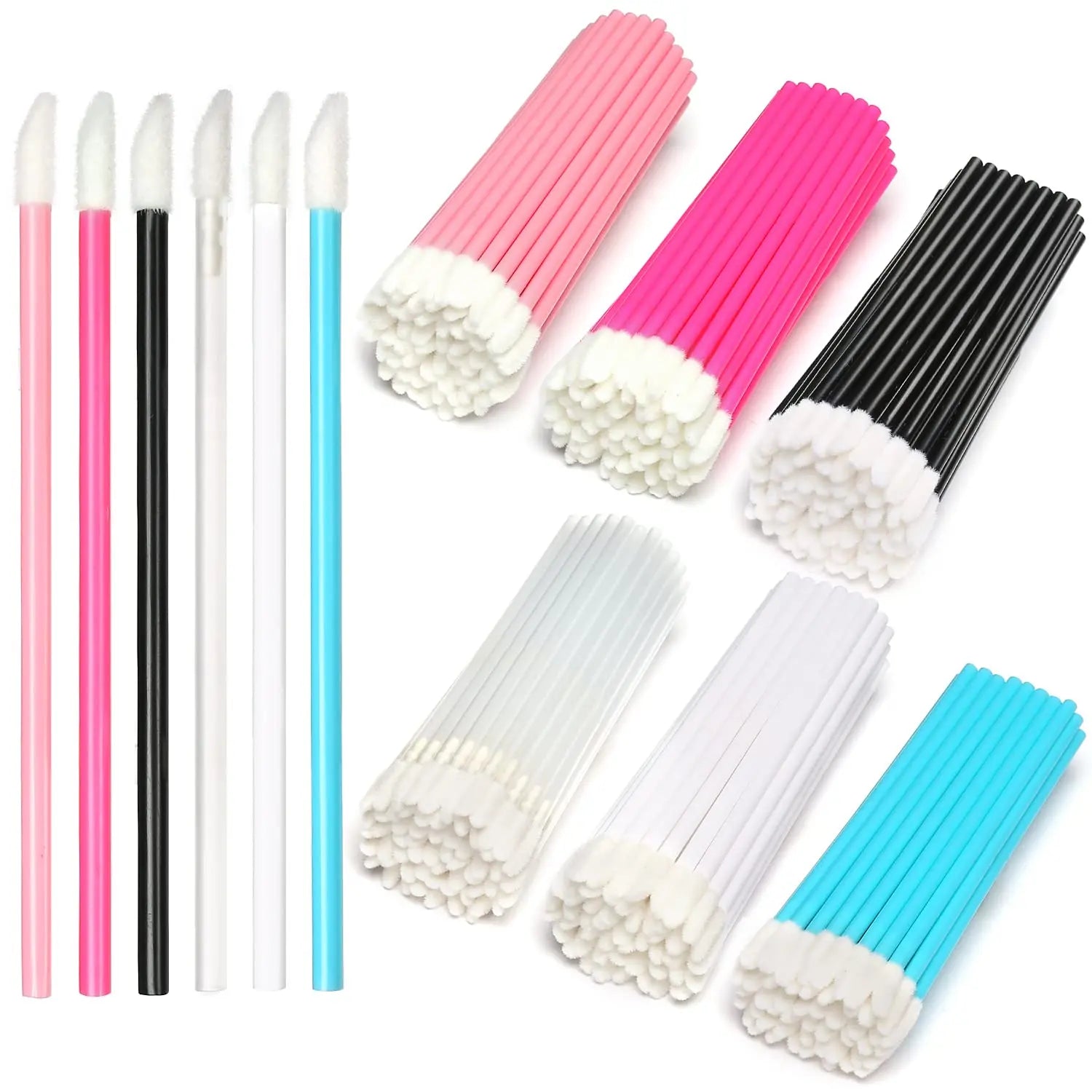 Mini Plastic Disposable Lipgloss Lipstick Exfoliating Lip Gloss Scrub Exfoliator Other Single Makeup Brush Hollow Lip Brush