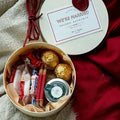 Customized Cheap Round Wooden Balsa Cheese Gift Box Candy Fruit Lunch Bento Box Wooden Packaging Box