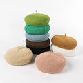 High Quality Linen Polyester Breathable Fashion Beret Hat Custom French Beret for Women Ladies Girl Summer