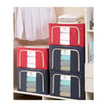 Large Foldable Rectangle Injection-Molded Eco-Friendly Clothes Storage Containers Fabric Closet Bins