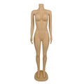 Plastic Curvy Full Body Plus Size Brazilian Female Headless Mannequin Stand for Female Clothes Display