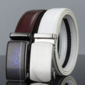 Wholesale New Design Men's Genuine Leather Cowhide Belt With Alloy Buckle