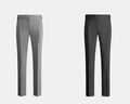 Men's Large Spring Summer Straight Tube Dress High Waist Pleated Front Trousers No Ironing Plus Size Suit Pants Garment Dyed