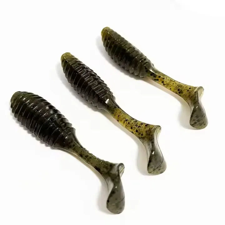 Alpha Selco 7.5Cm 6.7g Pvc Xtra Strong Soft Lure Glitter Pike Shad Big Soft Shad Fishing Lures Pike Lure Soft