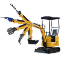 Mini Excavator 1.2 Ton New Model Excavator Machine with CE