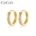 CZCITY Charm Earring Korean Fashion Elegant Lady Woman Jewelry Summer 2026 Zircon Fine Silver Clip Earing