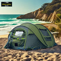 Wind Valley Four-Season Large Multi-Person Outdoor Camping Tent Luxury One-Second Quick Opening Foldable Single