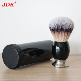 JDK 1pc Hot Shaving Brush Resin Metal Handle Synthetic Hair Razor Shaver Brush Men's Grooming Tools