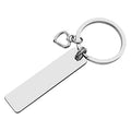 Stainless Steel Cheaper Promotion Keyring for Stainless Steel Family Dad Mom Key Chain Metal Enamel Keychain Mothers Day Gifts