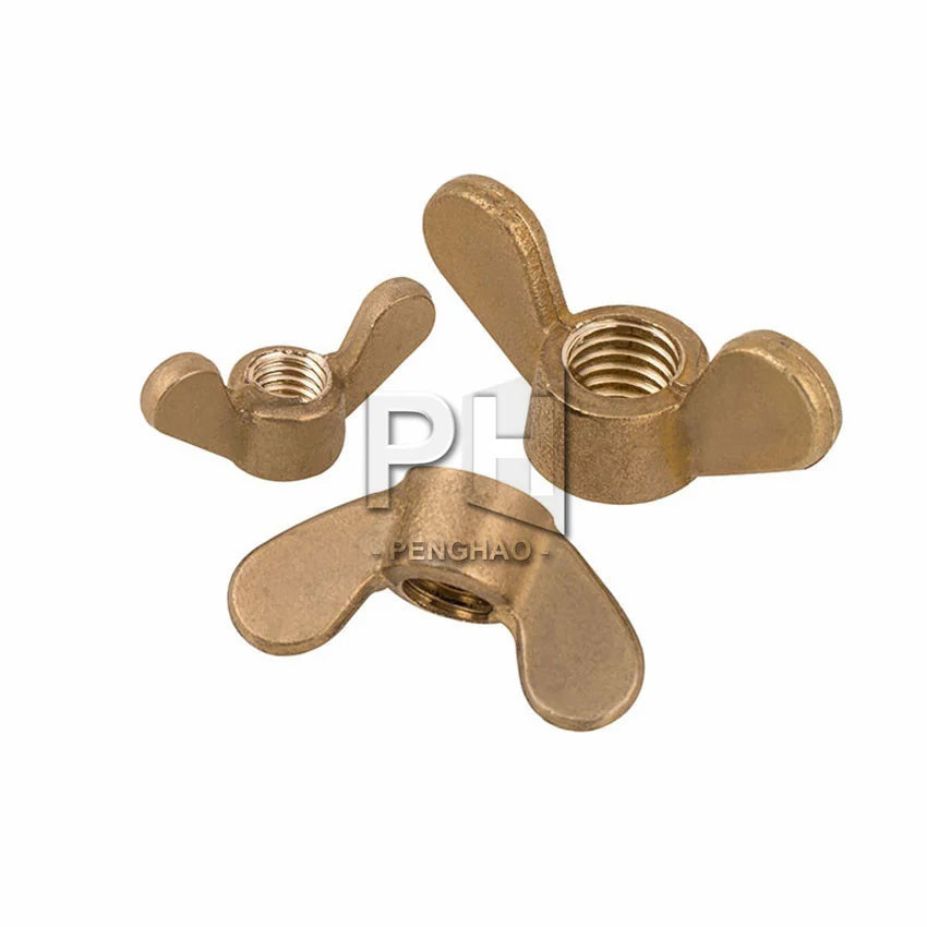 Copper Wing / Brass Butterfly Nut Standard  M3M4M5 M6 M8 M10 M12  Bolts & Screws